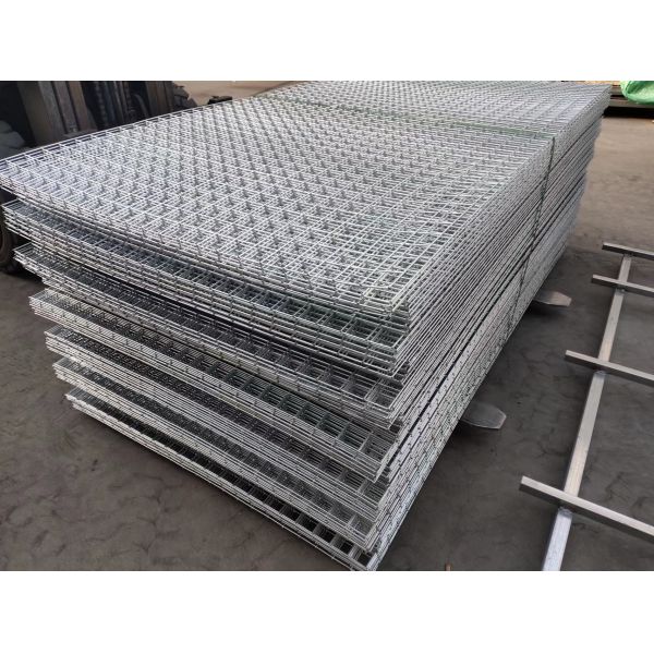 Square Hole Welded Wire Mesh Panel, Galvanized Welded