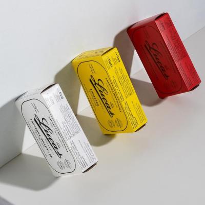Full Colors Custom Printing Recycled Small Handmade Soap Art Paper Box Packaging Wholesale