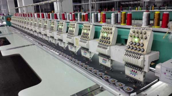High Speed Used Tajima Embroidery Machine 20 Head For Cap / T Shirt