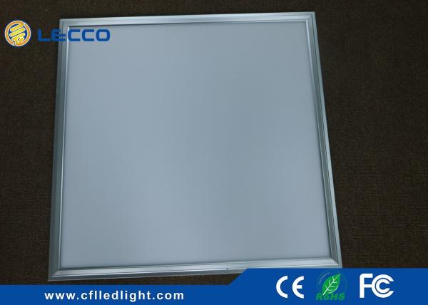 4900LM Silver Aluminum Frame LED 48W Panel Light Square 600 * 600 * 10 MM 80 LM / W CRI > 80 Imported Acrylic