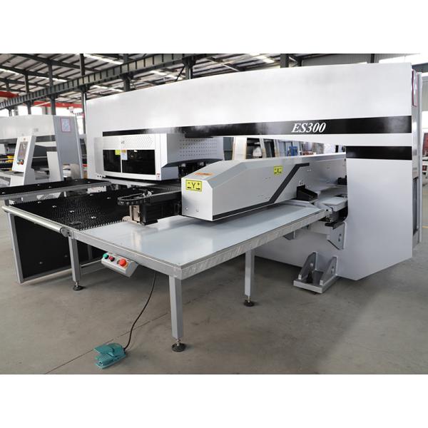 300 KN Hydraulic CNC Turret Punch Press Automatic Hole Punching Machine O Type