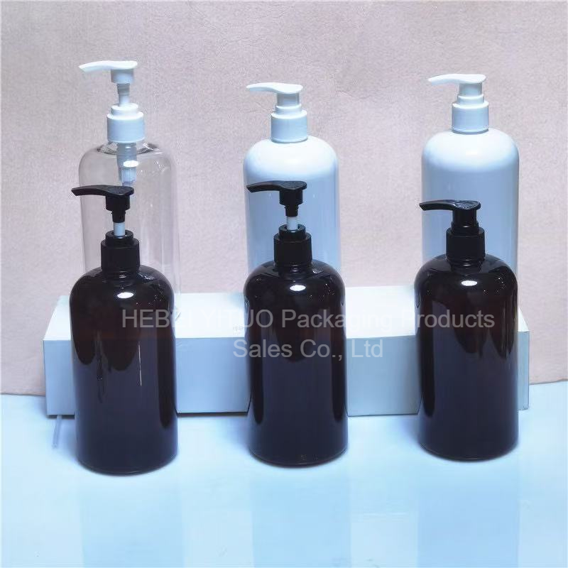 Leak Proof Refillable Shampoo Bottle Featuring Impact Resistant Glass Scratch Resistant Surface