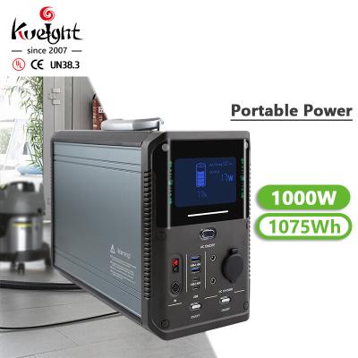 gerador solar portátil da central elétrica 1000W para o acampamento exterior