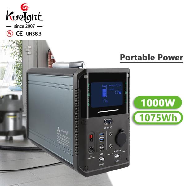 gerador solar portátil da central elétrica 1000W para o acampamento exterior