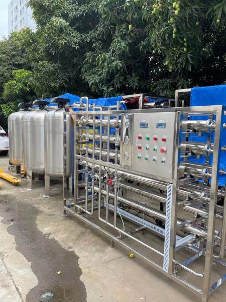 4000LPH Stainless Steel 304/316 Reverse Osmosis Plant with 1 Year Warranty for Commercial Water Purification