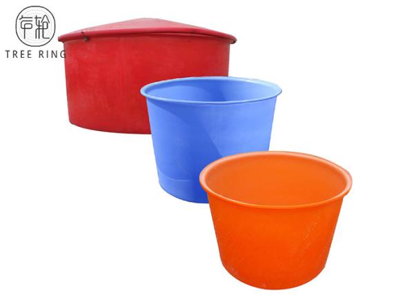 220 Gallon Stock Large Round Cattle Water Trough For Horses Rotational Plastic Circular