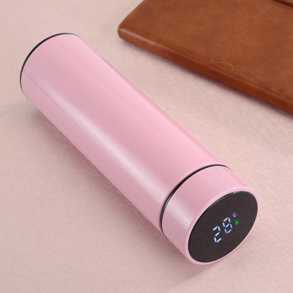 Not Inverted Classical Style 500ml Termo Vacuum Thermos Flask with LED Temperature Display