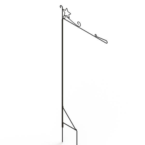 Outdoor Steel Double Side Advertising Sign Flag Yard Stand Metal Post Display Stand