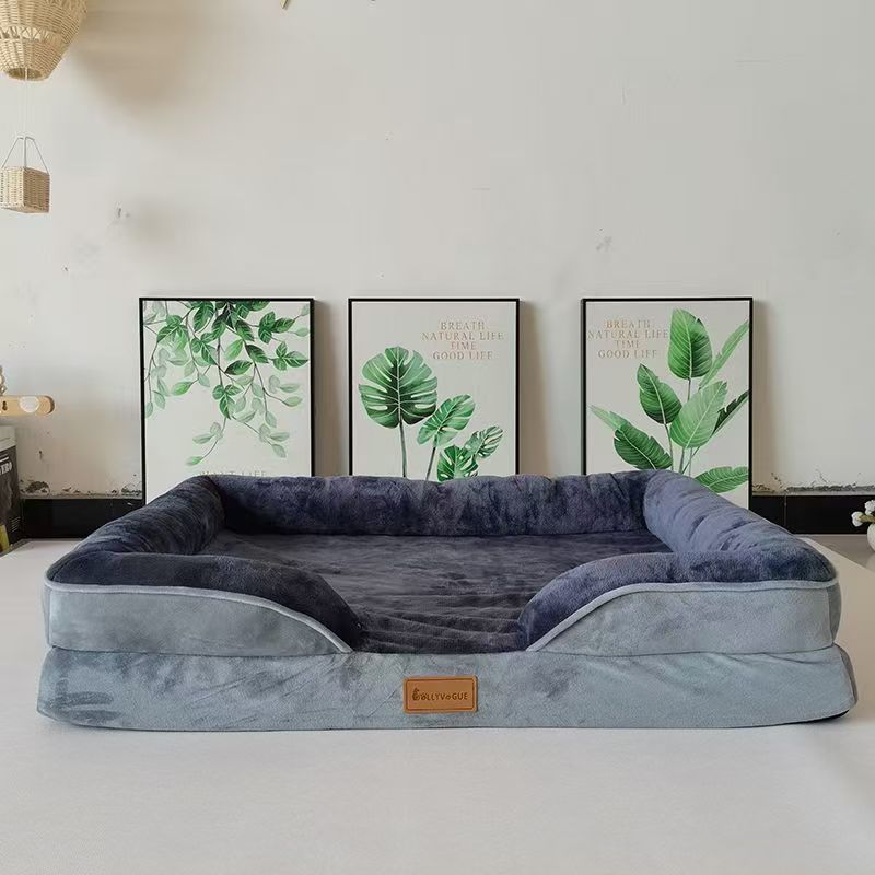 Plush Fabric Private Label Custom Pet Bed For Cats And Small Dogs