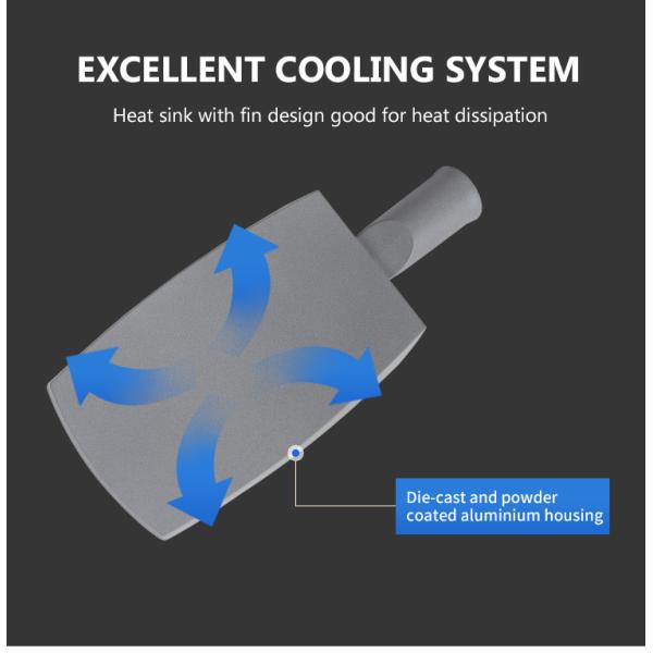 Коммерческий общественный индукционный столбик света 50W 100W 150W All In One LED Street Light