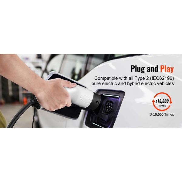 Кабель зарядки электромобиля 1 / 3 Фаза 3.6KW 7KW 11KW 22KW