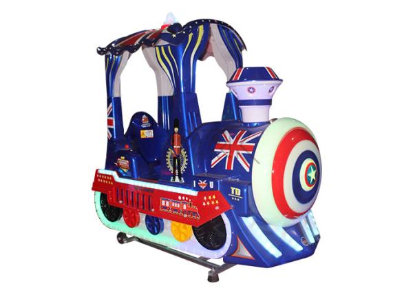 Shopping Mall Fun Fair Kiddie Happy Swing Car Coin Operated British Train Style