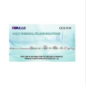 Automatic Dishwashing Liquid Filling Machine For Fabric Softener And Sope