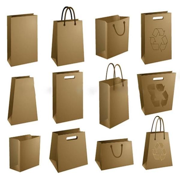 Luxury Matte Black Shopping Paper Bag UV Clothing Packaging