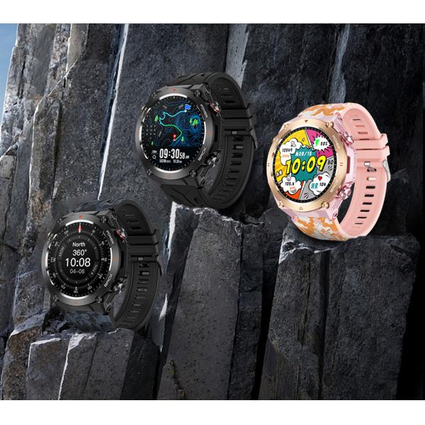 Built In GPS Android Smart Watch High Precision For Heart Rate And Blood Pressure Monitoring