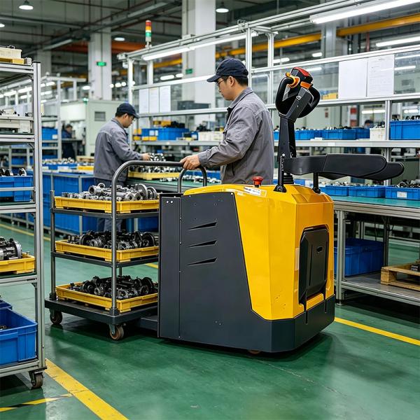Stand On Walk Behind Electric Pallet Truck Lifter Stacker 2000kg OEM