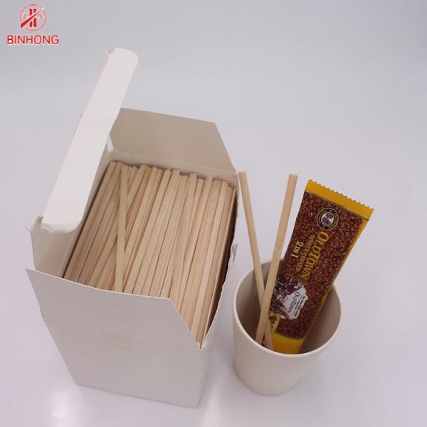 Sustainable ISO9001 Wooden Mixing Sticks For Coffee