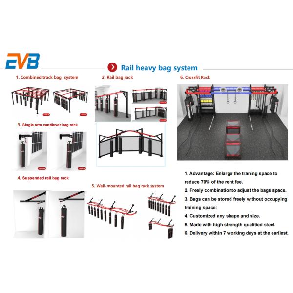 6FT Tall Wall Mount Heavy Bag Rack Kicking Punch Bag Stand Frame