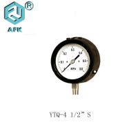 Linha de gás calibre S de YTQ-4 1/2 de” de teste da pressão, calibre do manômetro de gás IP65 natural