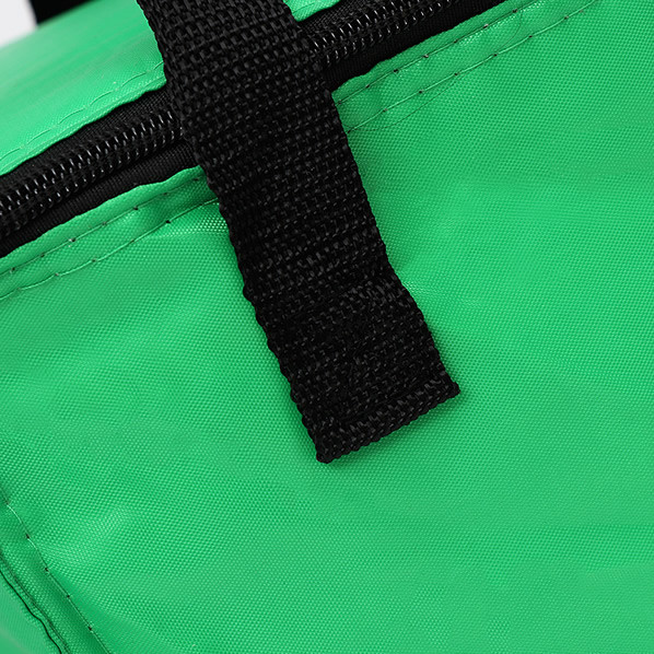 Non-Woven Polypropylene exterior and thermal food safe foil lining, logo cooler, ice box for premium, super market gift