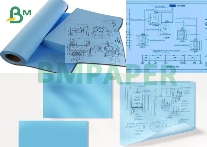 Blueprint Paper Roll  синь крена бумаги светокопии 80гсм одиночная двойная на ткань режа 610мм кс 50м