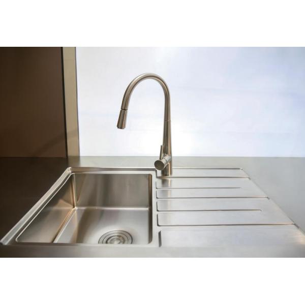 Fadior Нержавеющая сталь Мягкий розовый стиральный раковина шкаф Без формальдегида