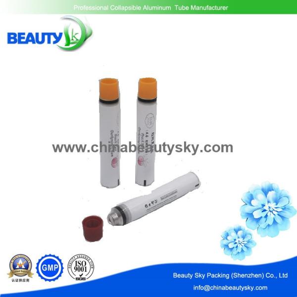 Flexible aluminum Tubes for  PH>7 Hair Dying cream  for Janpanese market with  M15 nozzle screw