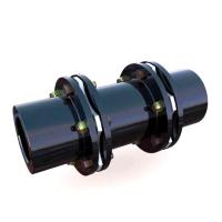 Diafragma de Shaft Disc Flexible do modelo de JMIIJ que acopla o preto fervido para a turbina
