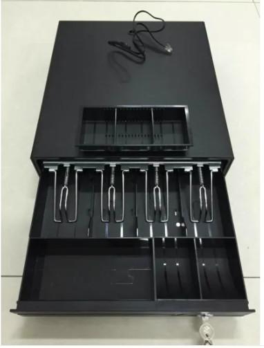 5 Bills 8 Coins Or 4 Bills 8 Coins Metal Cash Drawer , Square Pos Cash Drawer
