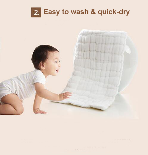 New born baby diaper 10 layer 100% cotton washable gauze baby products
