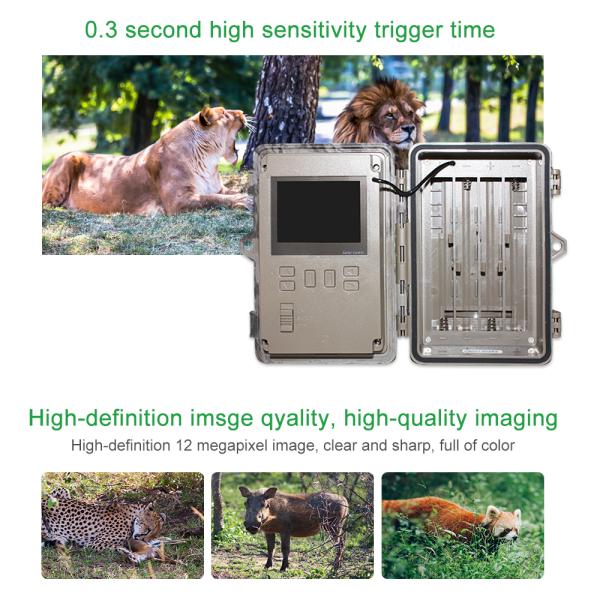 IP67 PIR охотясь камера 16MP 940nm Hd следа охотясь видеокамера