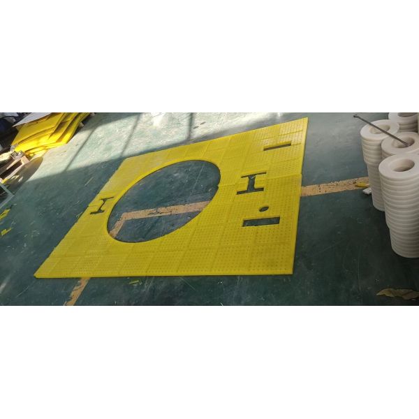 Oil Resistance Rotary Table Anti Slip Mat Strict Quality Inspection Polyurethane 30mm Thickness