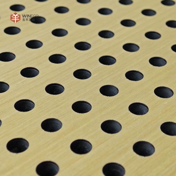 Fire-Resistant Perforated Acoustic Panel For Cinema Wall and ceilling Soundproofing