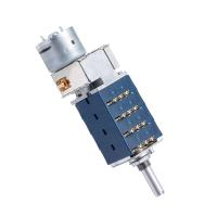 RK27LOG Stéréo Potentiomètre à moteur à quatre bandes à arbre cylindrique lisse pour audio