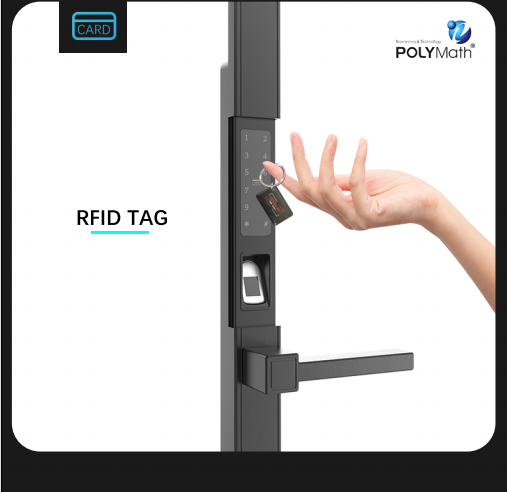 Digital Keyless Waterproof Tuya WiFi App Smart Door Lock Biometric Fingerprint Handle