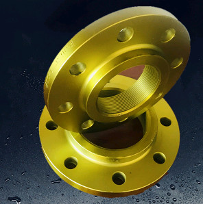 EN/ASME Slip On Plate Carbon Steel Flange A105 Class 150 PN80 Anti Corrosion