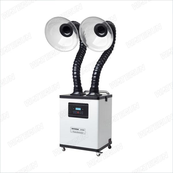 Sistema de extrator branco das emanações do salão de beleza do prego da beleza seis filtros da camada, eficiente alto