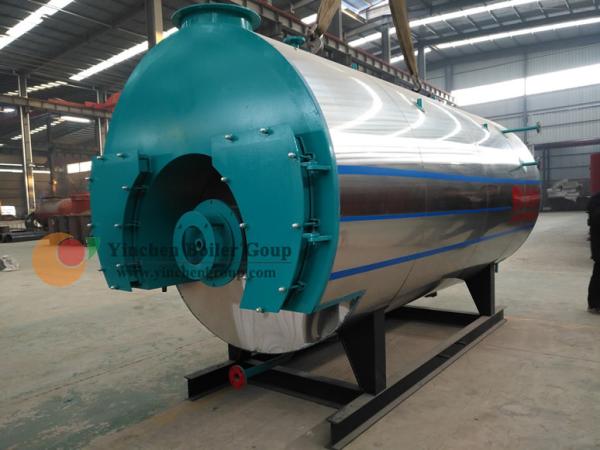 Natural Gas Fired Hot Water Boiler , Light Oil Fire Tube Boiler Efficiency