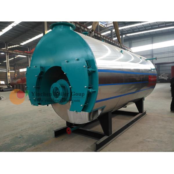 Natural Gas Fired Hot Water Boiler , Light Oil Fire Tube Boiler Efficiency