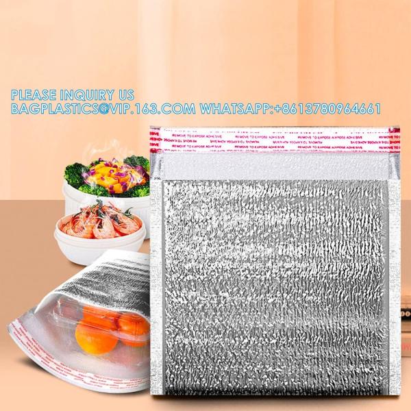 FREEZABLE LUNCH BAG,INSULATION ALUMINIUM FOIL BAG,THERMAL THERMO COOLER TOTE BAG,BENTO PICNIC,FRESH