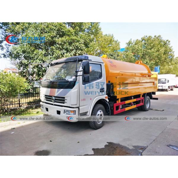 Тележка всасывания вакуума стали углерода Dongfeng 8000L Q235