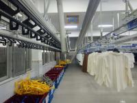 Sistema de arriba de la ejecución de la ropa de los Ss del transporte de cadena