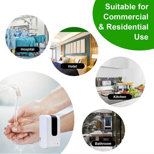 Commercial Bathroom Kitchen Sensor Soap Dispenser 1200ml Households  Bathroom Accessories