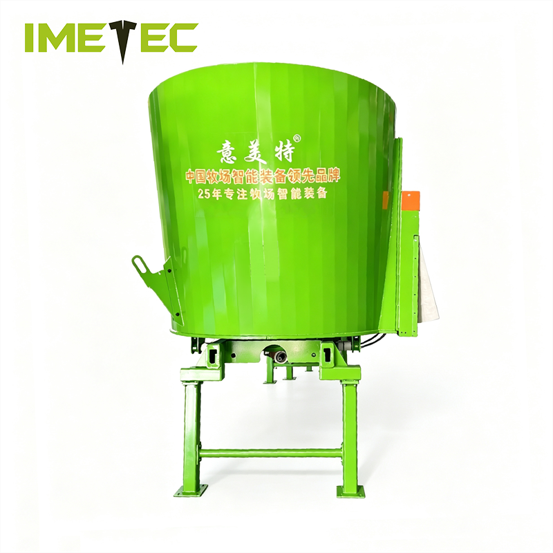 Forage Ration Fixed Small Vertical TMR Mixer Tungsten Carbide Blade 3 Phase