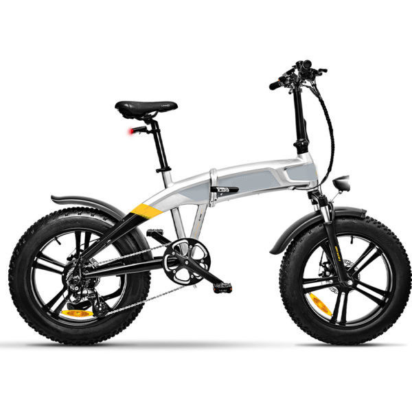 20in Electric Fat Folding Bike with 10.4 AH Battery Capacity and Aluminum Alloy Frame