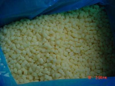 10kg / Carton Frozen Fruits And Vegetables Snow Pear Diced Without Impurities