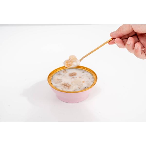 Coconut Milk Papaya Peach Gum Dessert Gorgon Fruit Seed Refreshing Snow Bird'S Nest