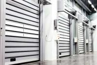 Porte industrielle 70mm de volet en spirale à grande vitesse de porte d'OEM pour le parc logistique