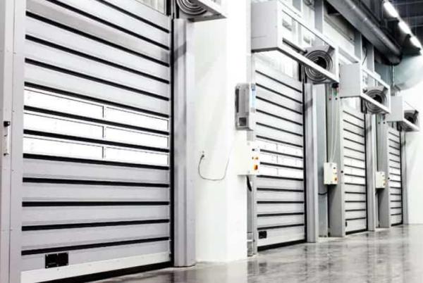 Industrial High Speed Spiral Door Sandwich Panel 70mm With Manual Release High-quality aluminum construction