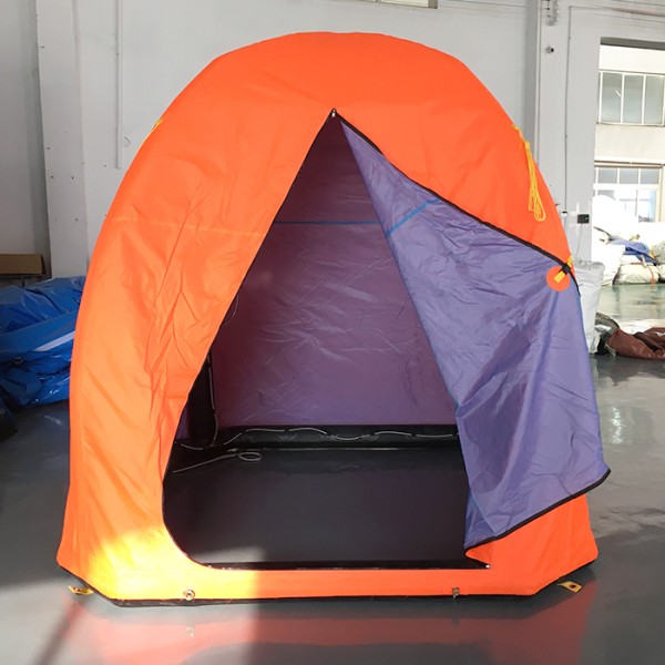 Roof Top Inflatable Tent with Skylight Four-Season Double Layer Camping Shelter PVC Material Custom Logo Custom Size